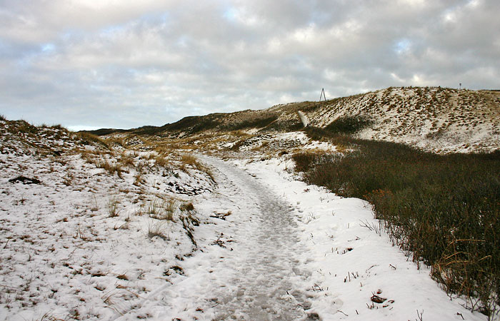Weg durch die Dünen