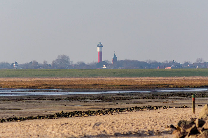 Blick vom Osten in Richtung Dorf