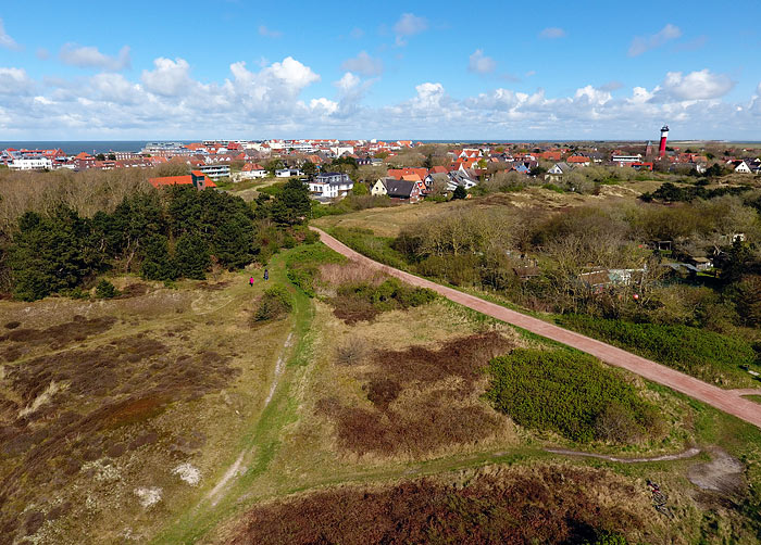 Heidedünen aus der Luft