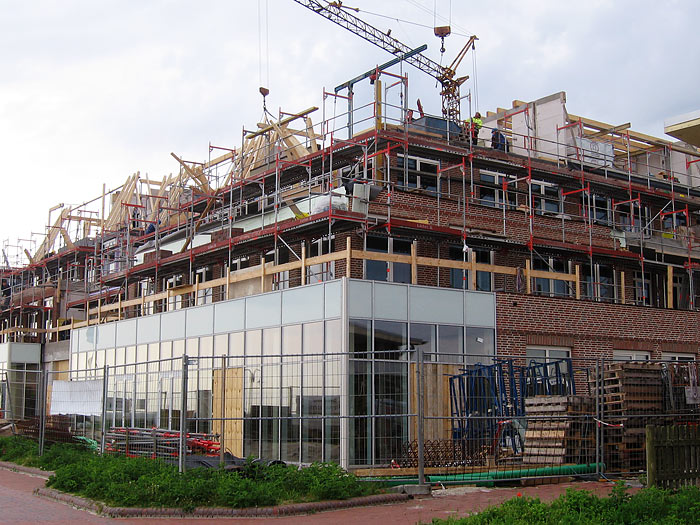 Aparthotel Anna-Düne während der Bauzeit