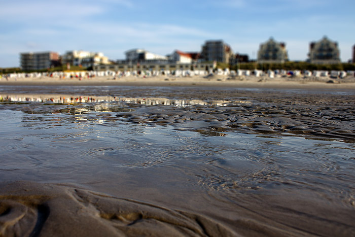 Priel am Hauptstrand