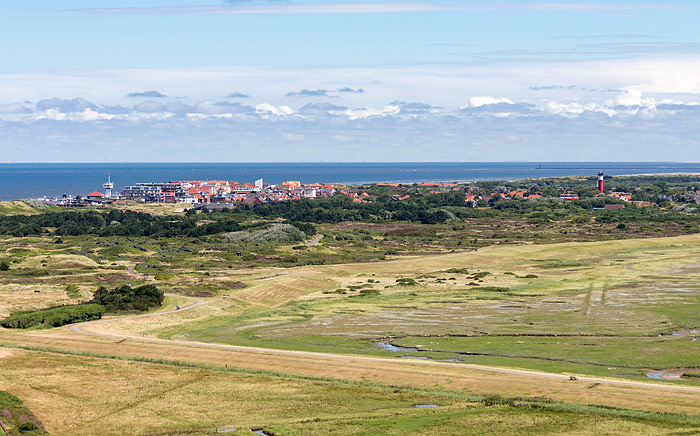 Blick hinüber zum Inseldorf