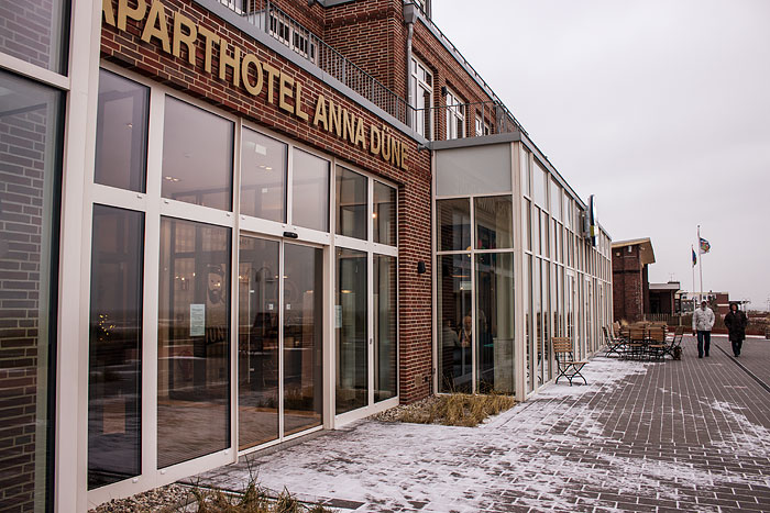 Eingangsbereich vom Aparthotel Anna Düne