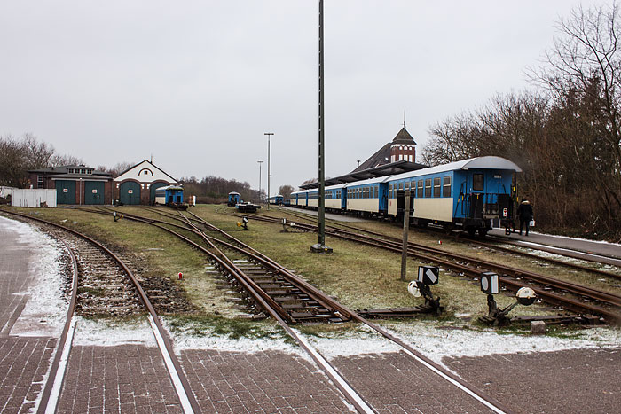 Bahnhof von Osten her gesehen