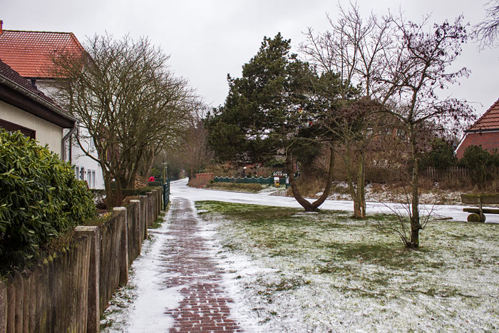 Winterliche Rösingstraße