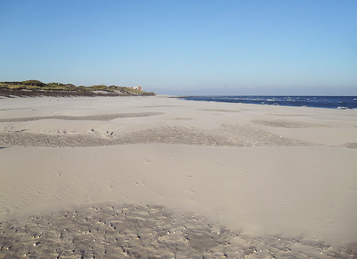 Morgens am Strand