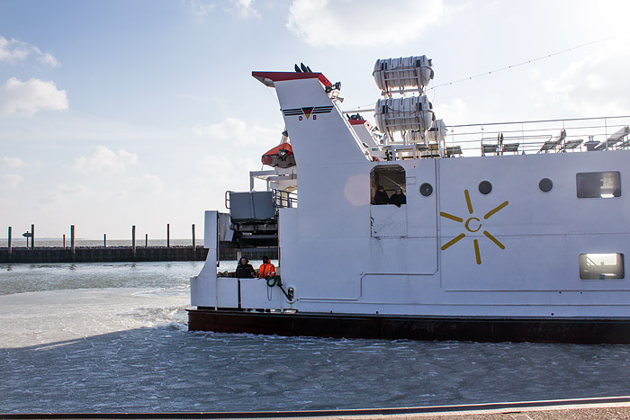 Heck der MS »Wangerooge«