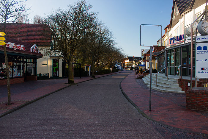 Menschenleere Zedeliusstraße