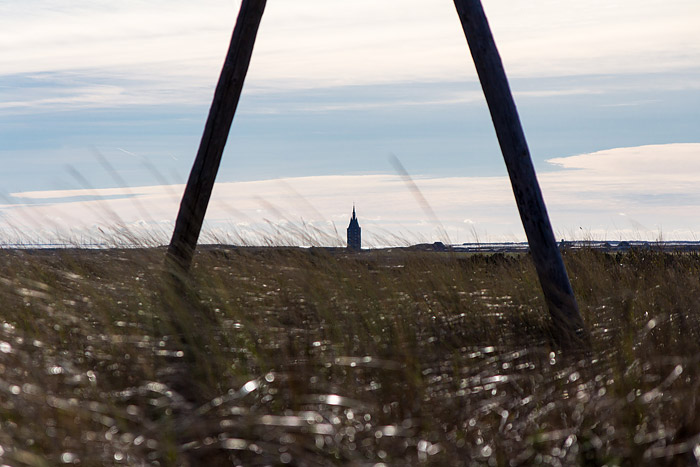 A-Mast in den Norddünen