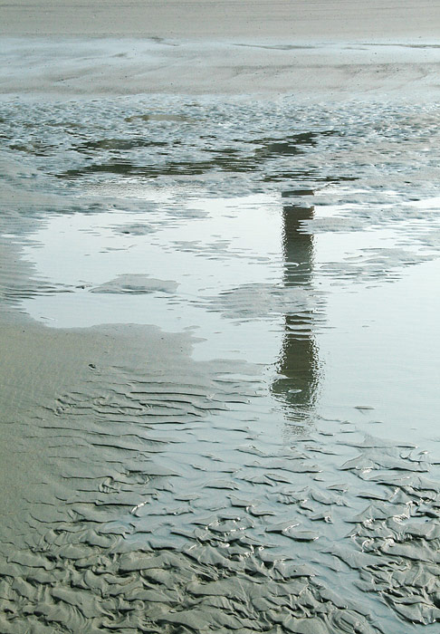 Spiegelung des Neuen Leuchtturms