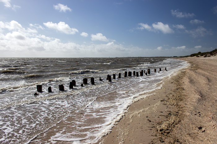 Brandung am Ostende