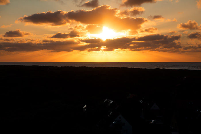 Sonnenuntergang über dem Meer