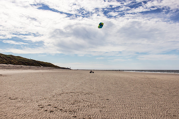 Kitebuggy am Strand