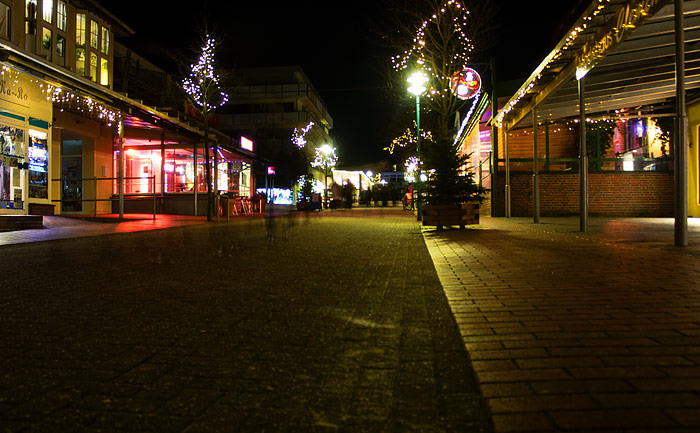Zedeliusstraße bei Nacht