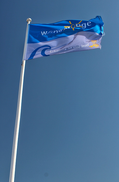Flagge mit Wangerooge-Logo