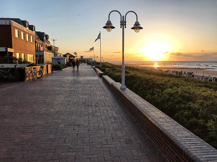 Abendstimmung an der Promenade