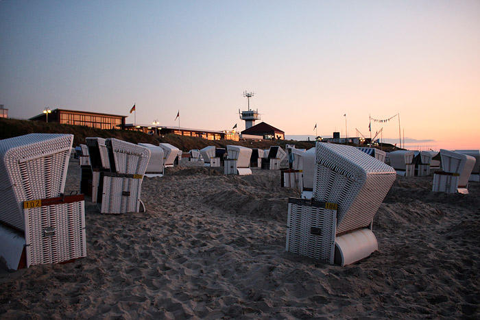 Abends am Strand