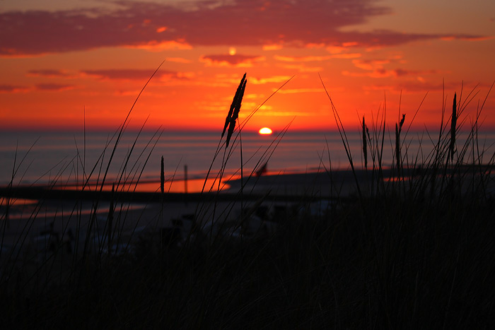 Sonnenaufgang über dem Meer