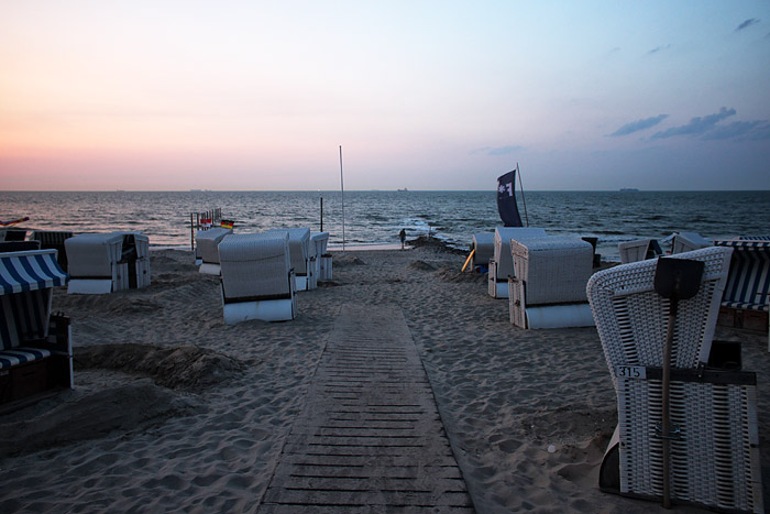 Gerkensteg am Hauptstrand