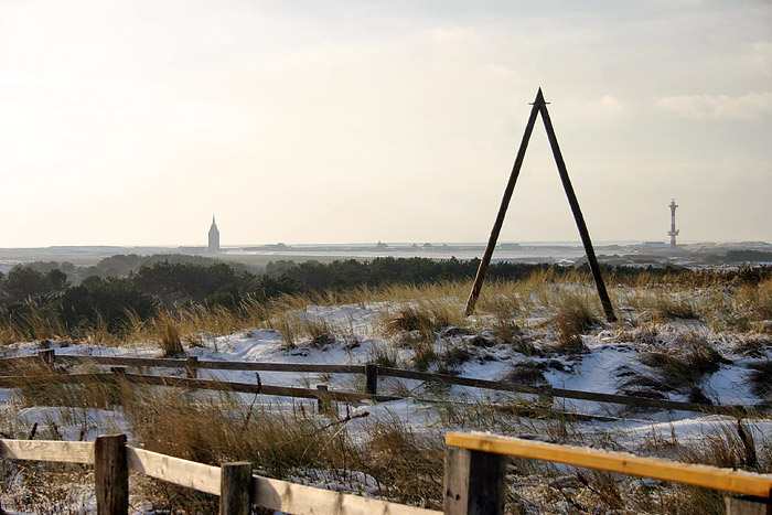 A-Mast auf den Norddünen