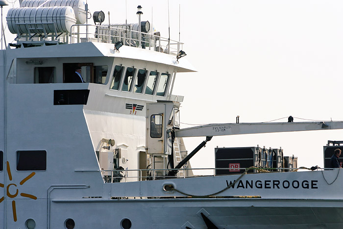 Bug und Brücke der MS Wangerooge