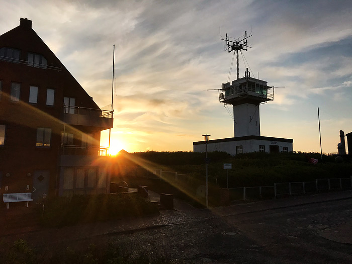 Abend an der Signalstation