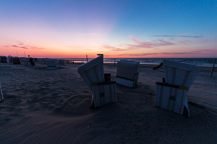 Strandkorb-Grüppchen am Westfeld