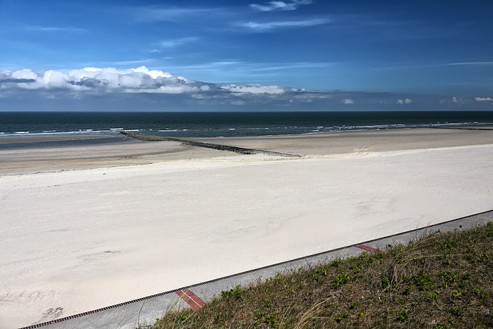 Hauptstrand im Frühjahr