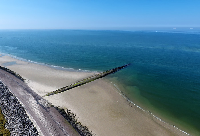 Buhne D am Nordwest-Längswerk