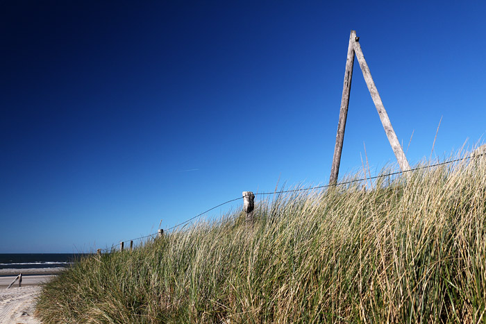 A-Mast an der Überwegung Neudeich