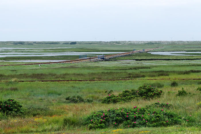 Bahnstrecke im Westaußengroden