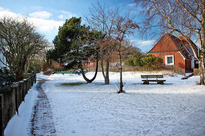 Rösingstraße im Winter