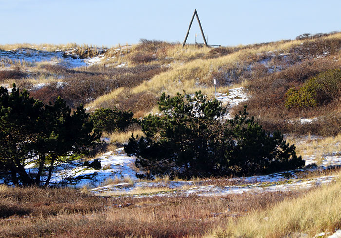 Dünen und Überwegung