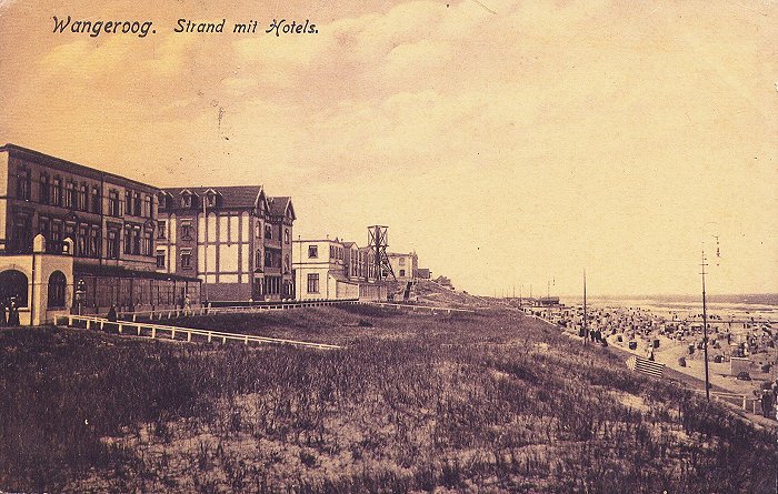 Strand mit Hotels