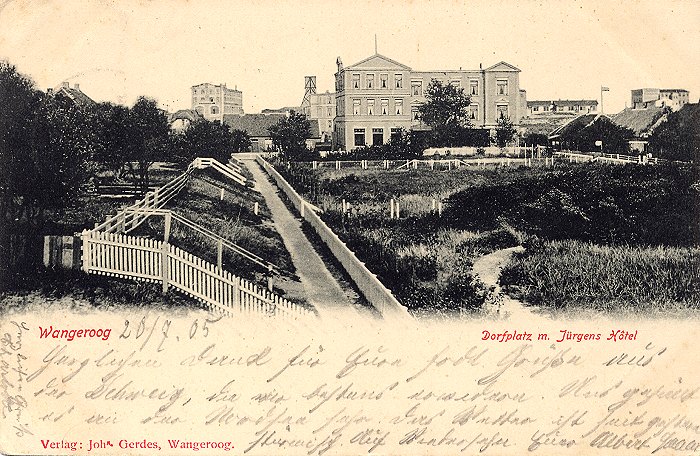 Dorfplatz mit Jürgens Hotel