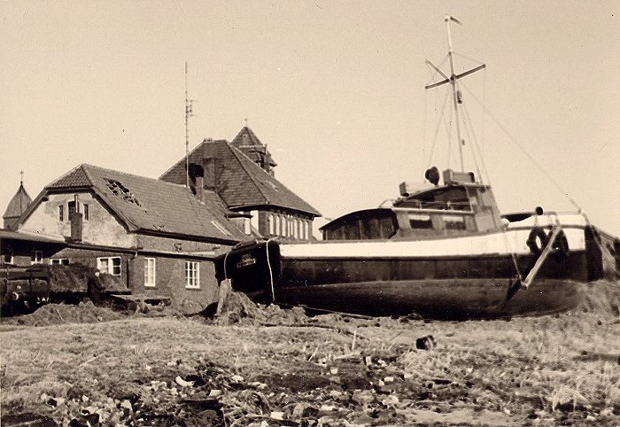 Sturmflut 1962. »Falke« am Bahnhof