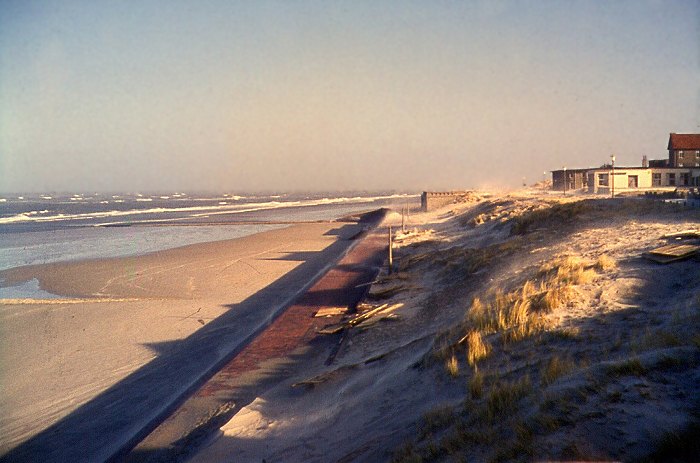 Sturmflut 1962. Hauptstrand