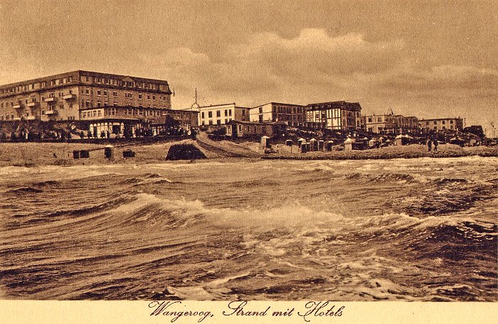 Strand mit Hotels