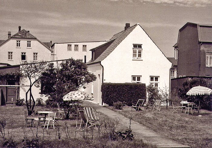 Ein Insel-Hinterhof