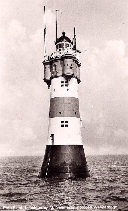 Der Leuchtturm Roter Sand