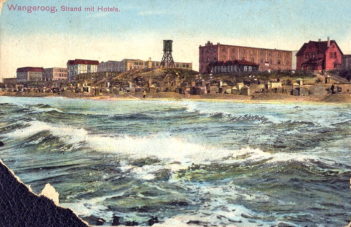 Strand mit Hotels