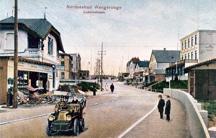 Zedeliusstra&szlig;e mit Automobil