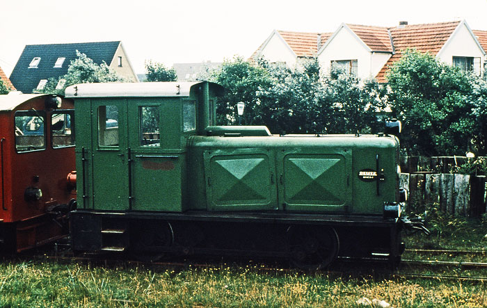 Lok »Heinrich«, noch in grün