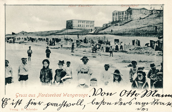 Gruß aus Nordseebad Wangerooge