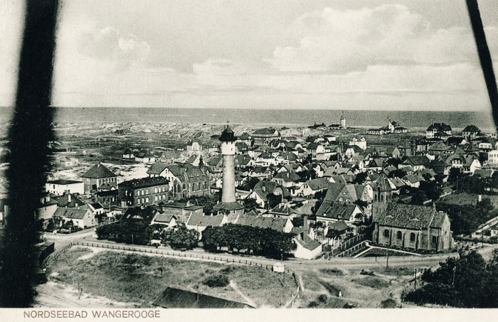 Flugzeugaufnahme vom Dorf