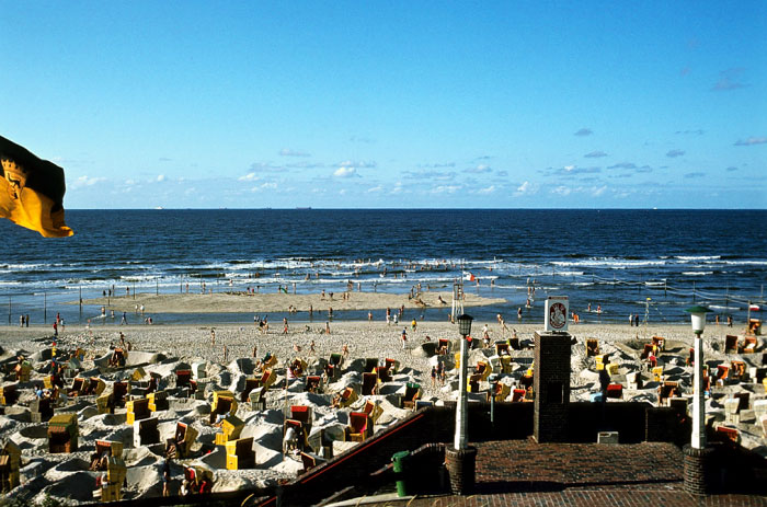 Hauptstrand vom Pudding aus gesehen