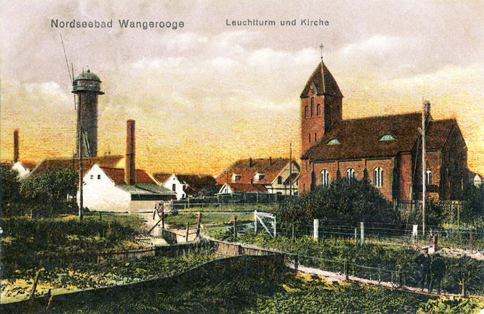Leuchtturm und Kirche