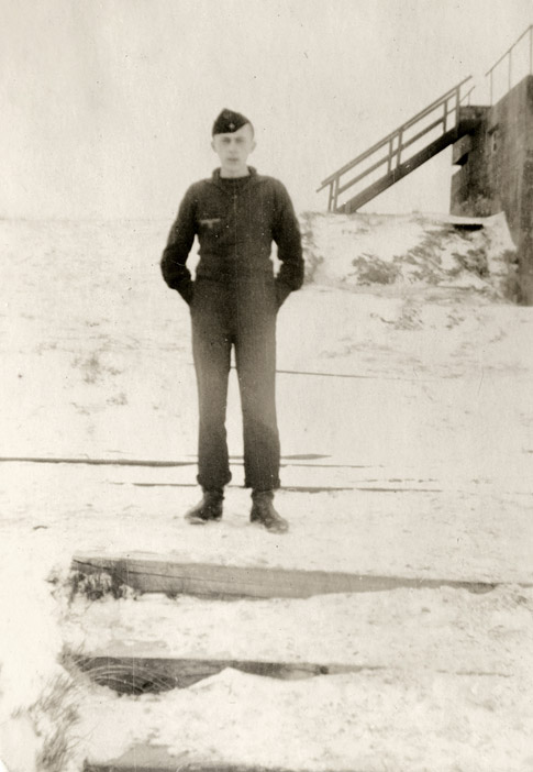 Soldat im Schnee