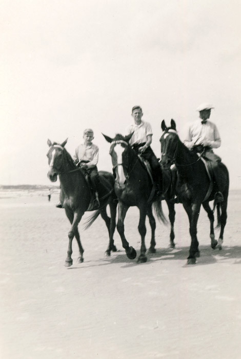 Ausritt am Strand