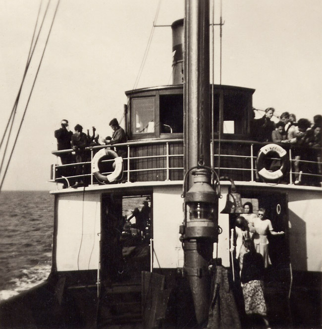 Auf dem Dampfschiff »Wangerooge«